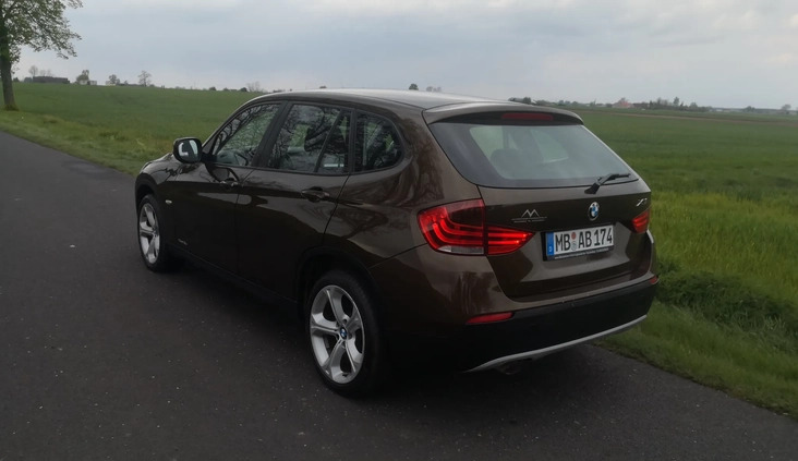 BMW X1 cena 30900 przebieg: 215000, rok produkcji 2009 z Siemianowice Śląskie małe 121